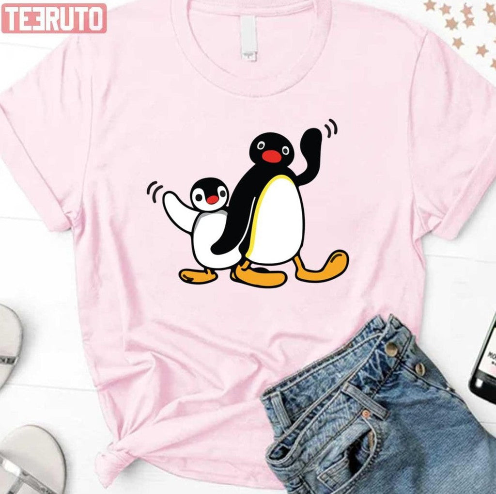 Say Hi To Pingu 90s Cartoon Unisex Sweatshirt