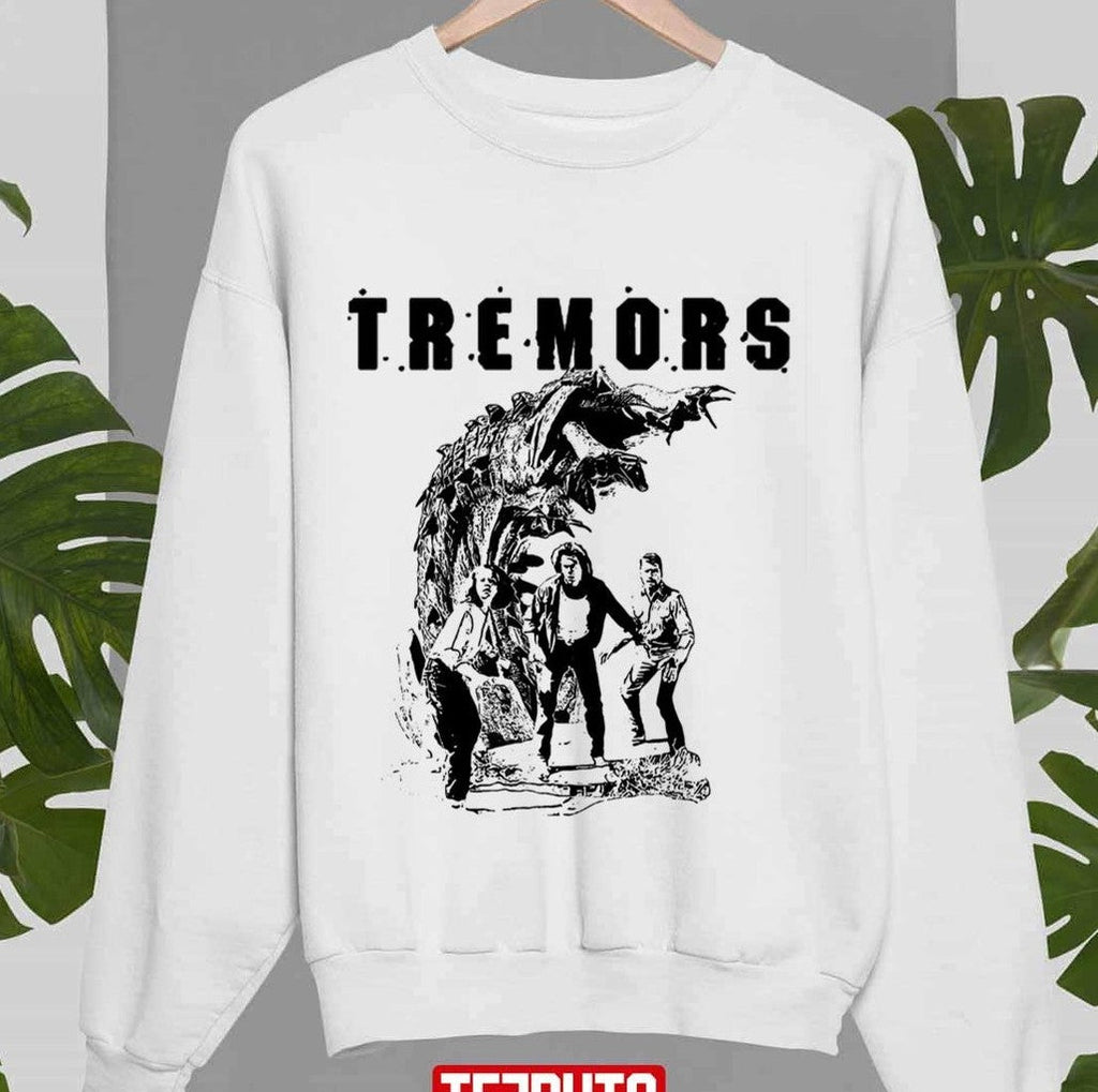Black And White Design Tremors Movie Tribute Unisex Sweatshirt