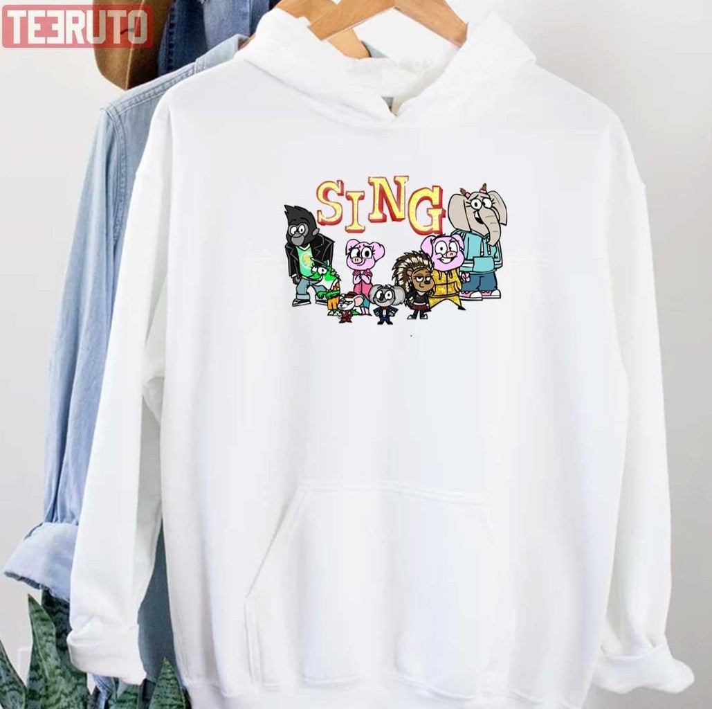 Sing Cartoon Movie Characters Unisex Sweatshirt
