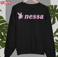 Pink Logo Design Nessa Barrett Unisex Sweatshirt