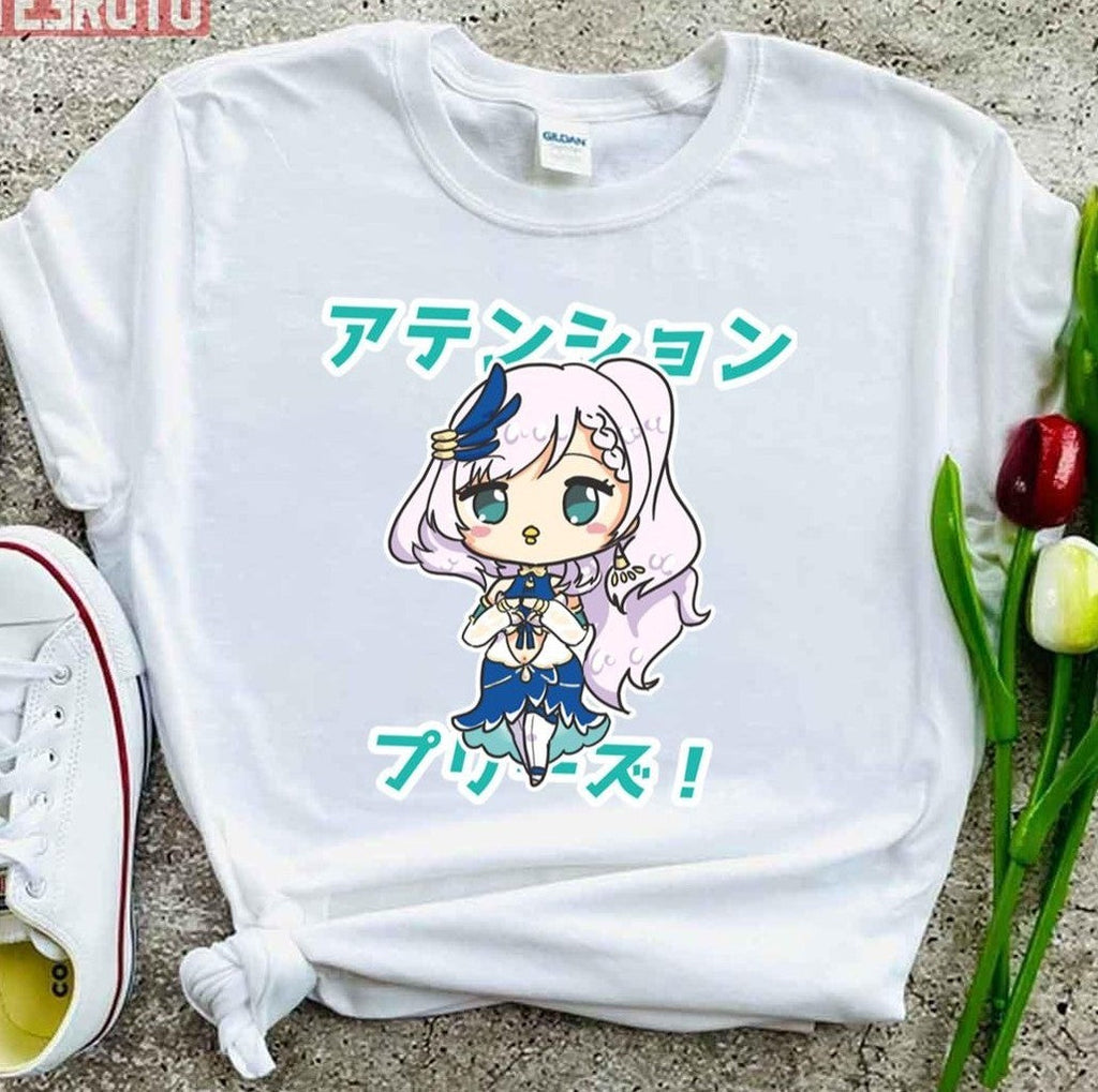 Attention Please Hololive Id Gen 2 Pavolia Reine Chibi Art Unisex T-shirt