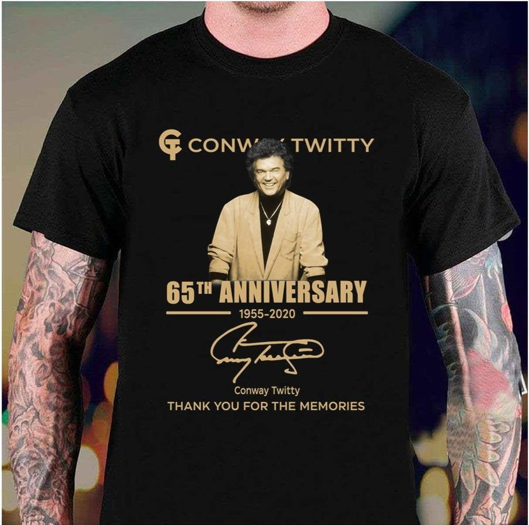 65th Anniversary 1955 2020 Thank You 2 Conway Twitty Unisex Hoodie