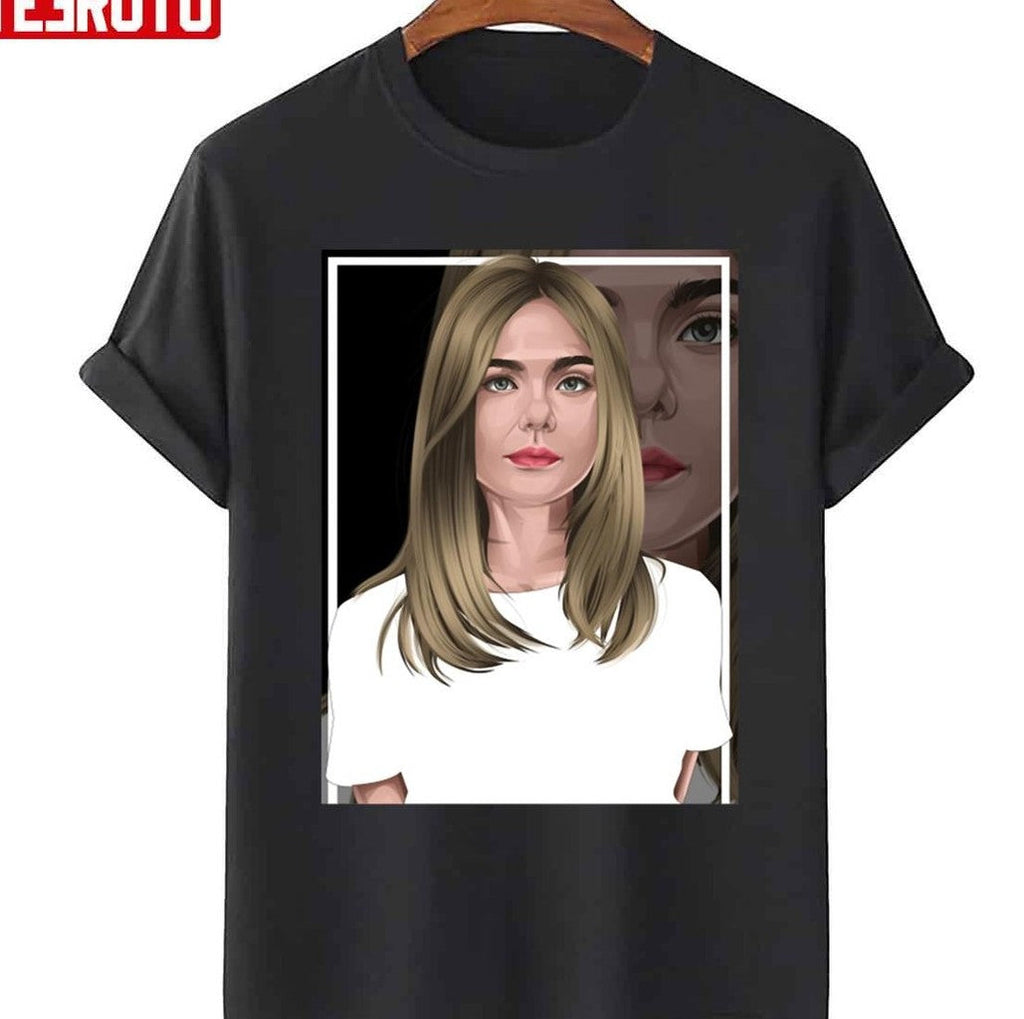 Beautiful Elle Fanning Dakota Fanning Art Unisex T-Shirt