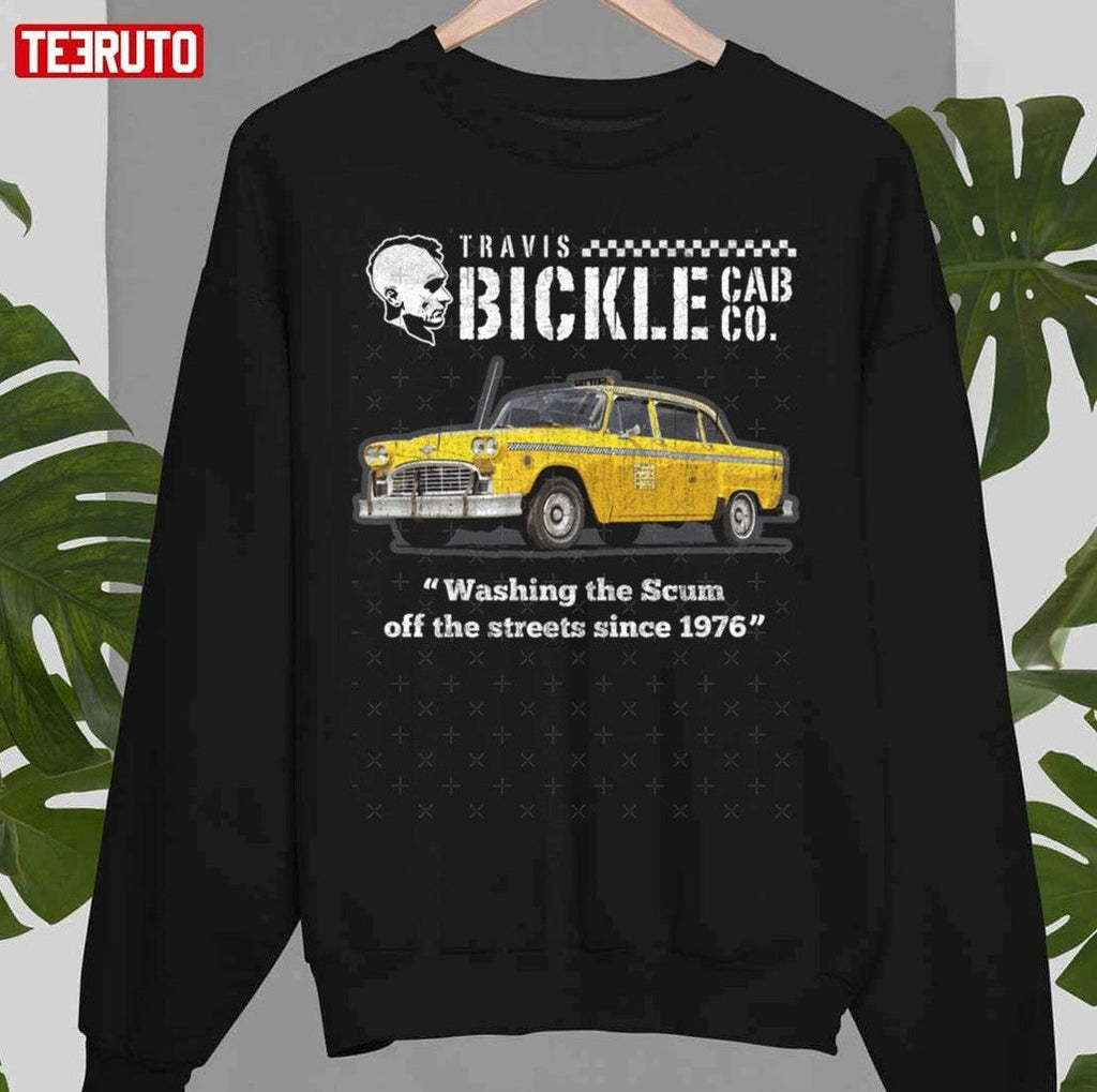 Bickle Cab Company Taxi Driver Unisex Sweatshirt