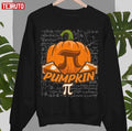 Pi Day Pumpkin Pie Math Funny Halloween Thanksgiving Unisex Sweatshirt