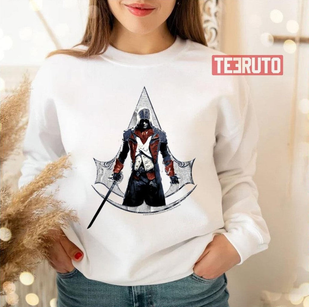 Arno Distressed Logo Assassin's Creed Unity Unisex T-Shirt