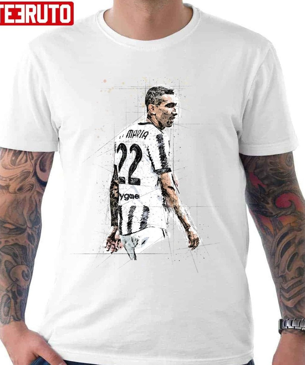 Number 22 Football Art Angel Di Maria Unisex T-Shirt