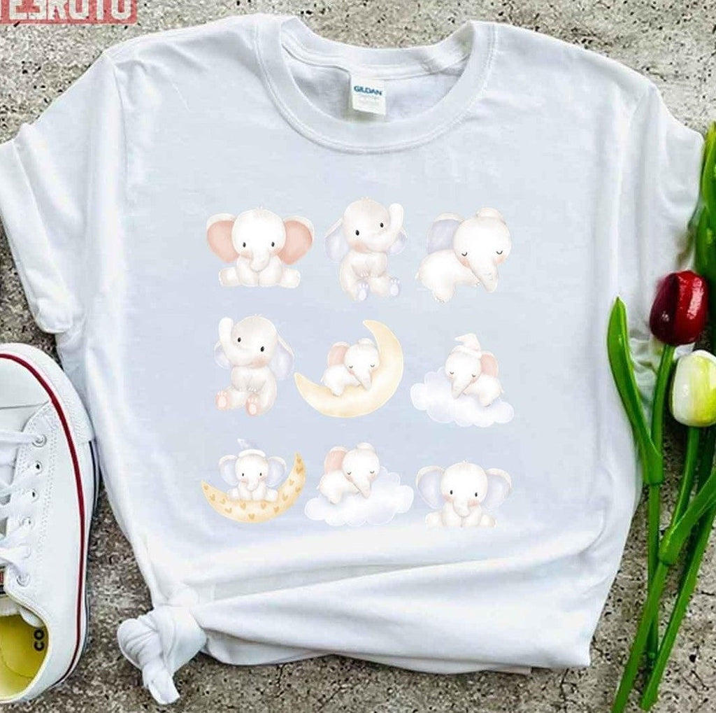 Oh No I Picked The Wrong White Elephant Cute Elephants Unisex T-Shirt