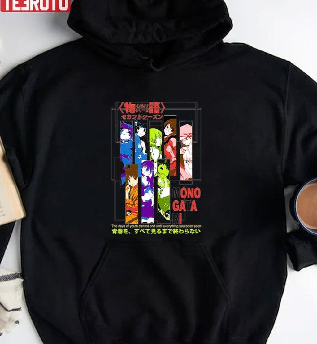 Series Anime Mnaga Monogatari Unisex T-Shirt