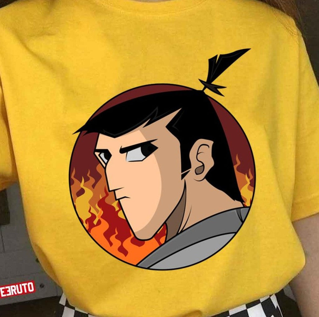 Round Design Samurai Jack Unisex T-Shirt