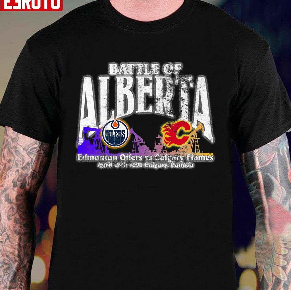 Battle Of Alberta Hockey Unisex T-Shirt