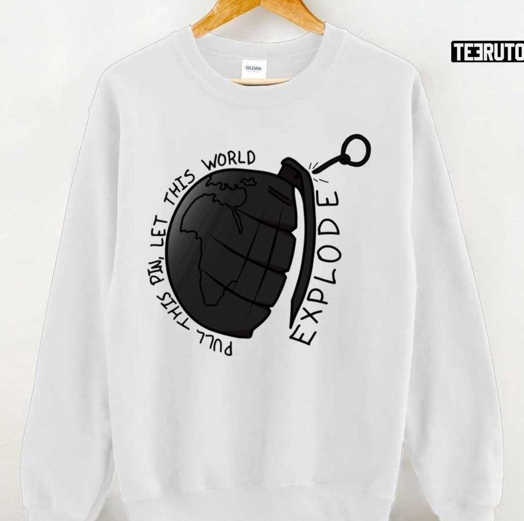Pull This Pin Let This World Explode My Chemical Romance Unisex T-shirt