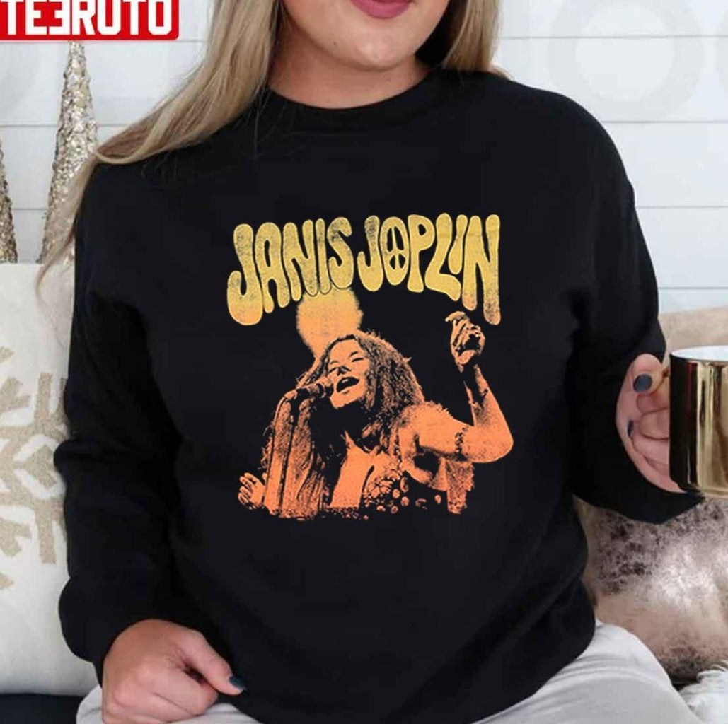 Sweet Girl Janis Joplin Art Unisex T-Shirt