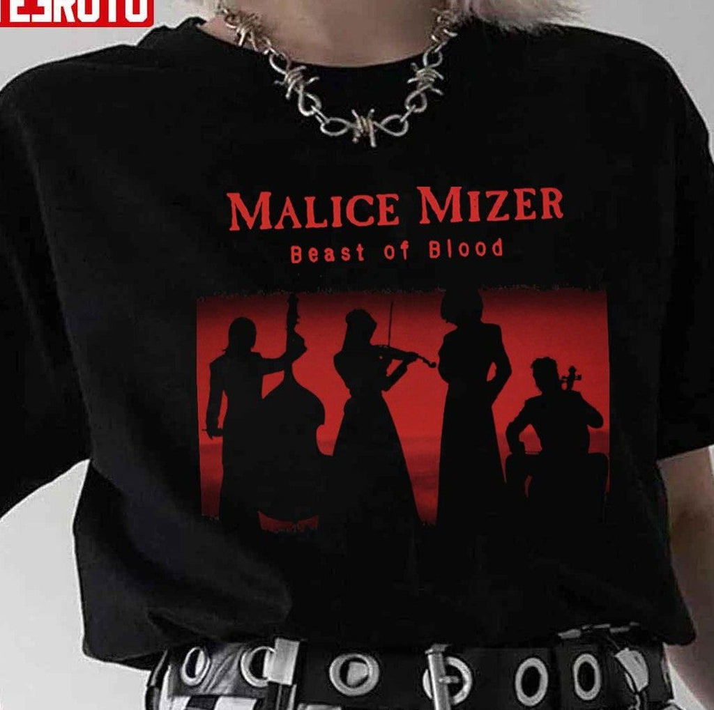 Beast Of Blood Malice Mizer Retro Vintage Unisex T-Shirt
