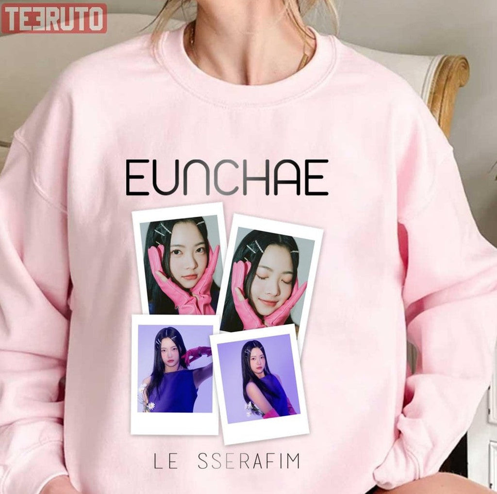 Polaroid Le Sserarim Eunchae Fanmade Unisex Sweatshirt