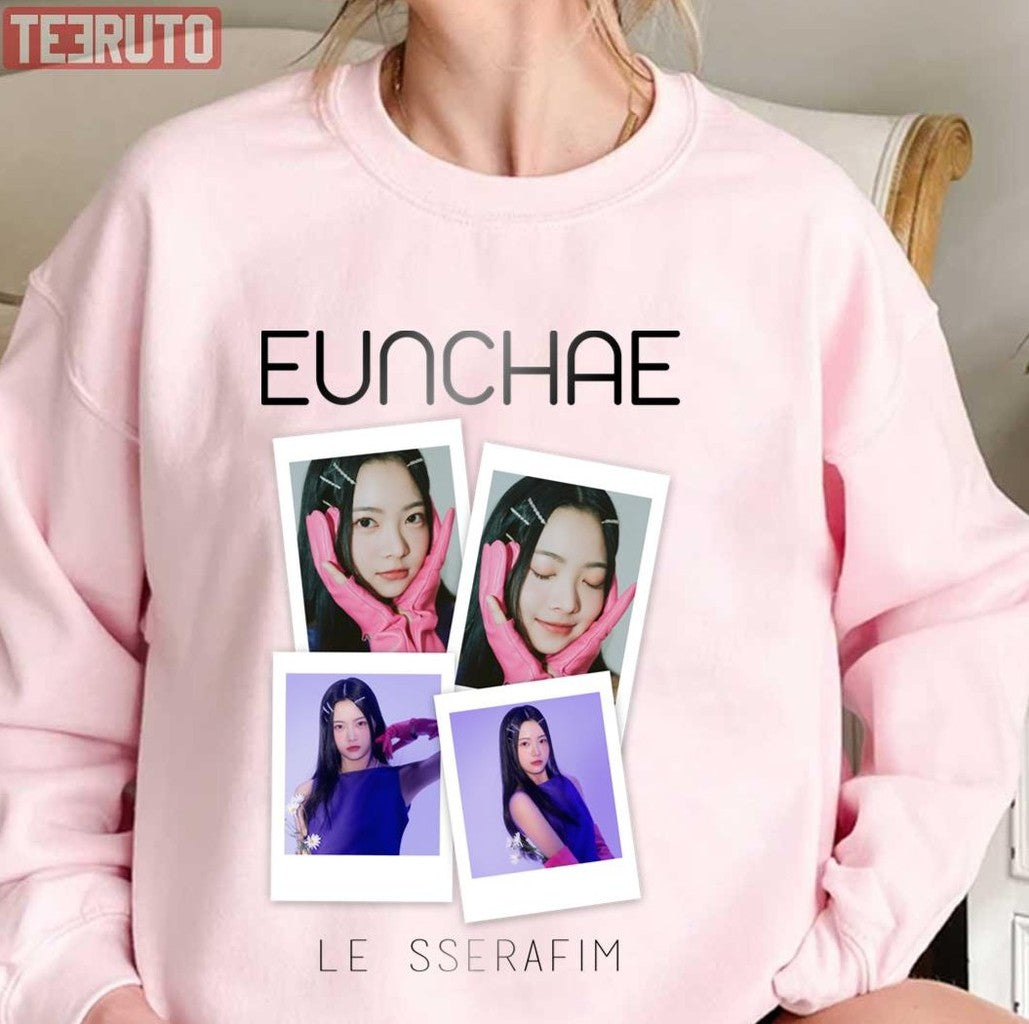 Polaroid Le Sserarim Eunchae Fanmade Unisex Sweatshirt