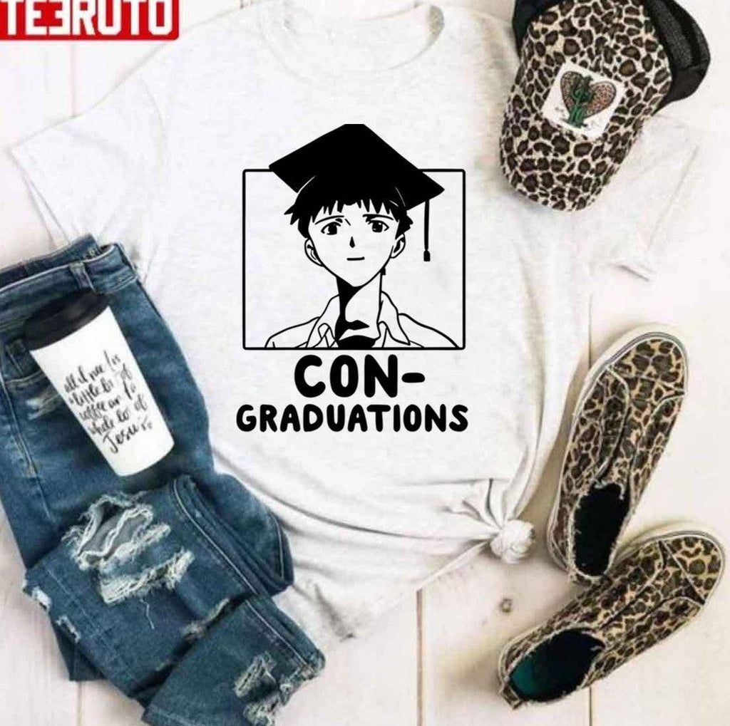 Shinji Congraduations Neon Genesis Evangelion Unisex Hoodie