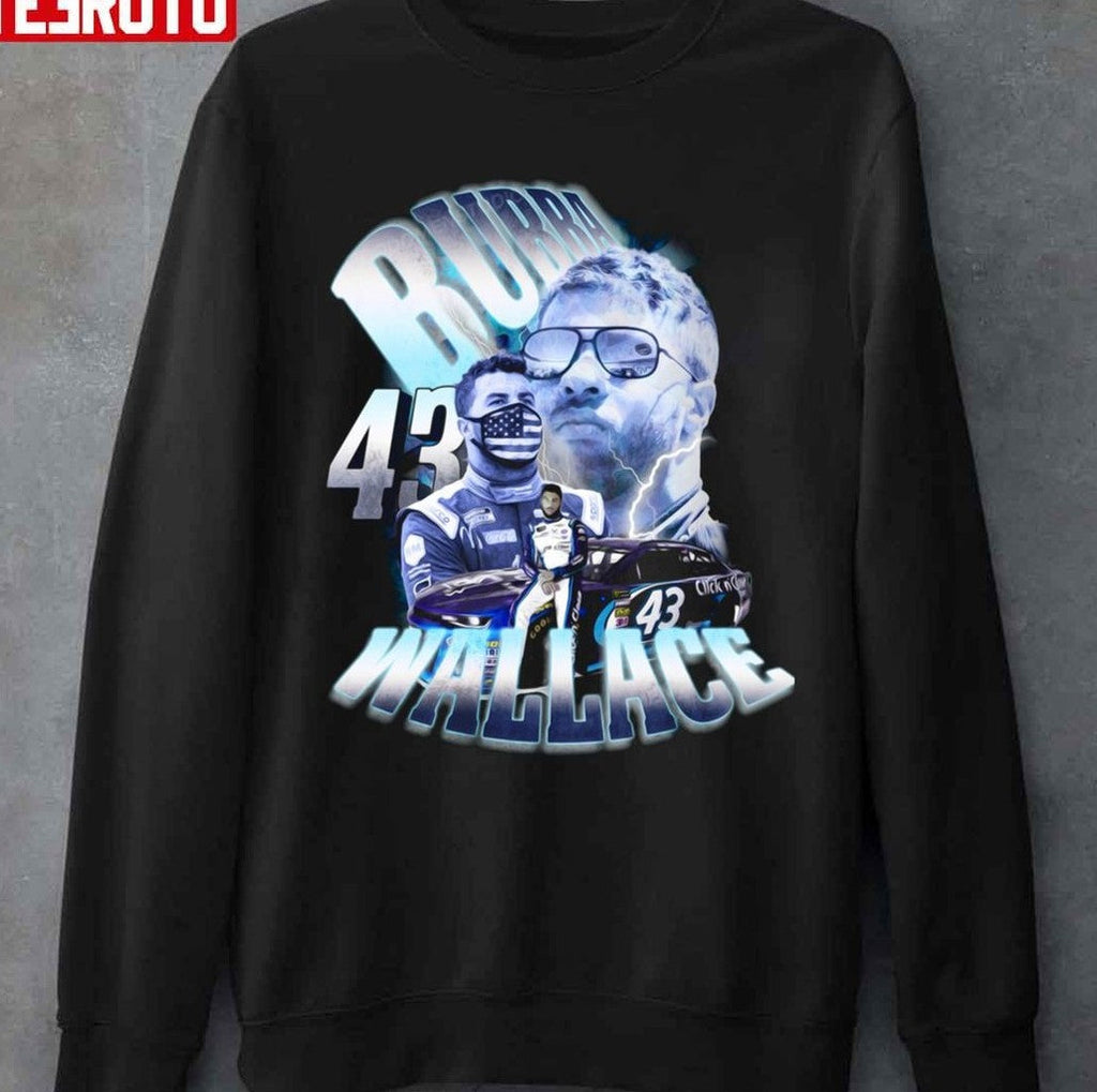 Retro Bubba Wallace Bumber 43 Racing Unisex T-shirt