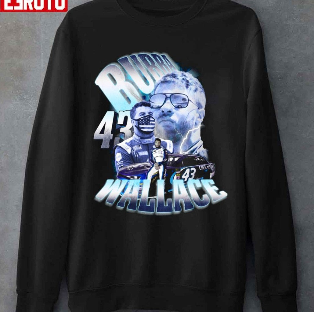 Retro Bubba Wallace Bumber 43 Racing Unisex T-shirt