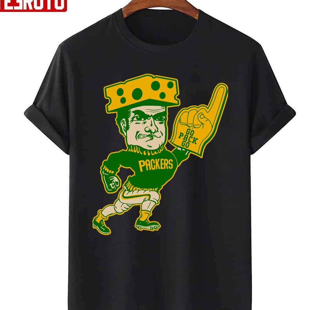 Retro Style Green Bay Packers Fan Go Pack Go Unisex Sweatshirt
