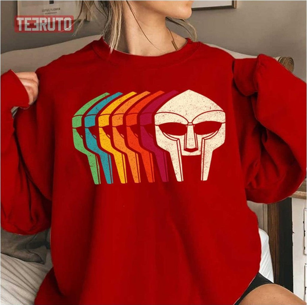 Retro Doom Mask Logo Mf Doom Rapper Unisex Sweatshirt