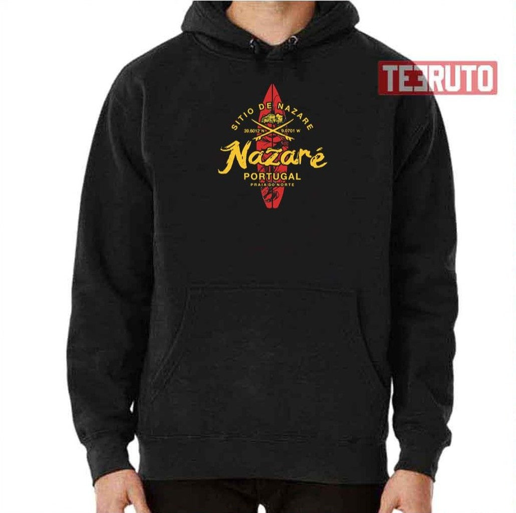 Nazare Portugal Vintage Surfing Unisex T-Shirt