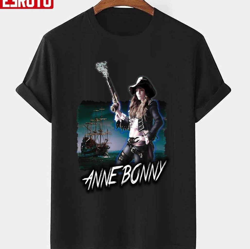 Anne Bonny Pirate Of The Caribbean Graphic Unisex T-shirt