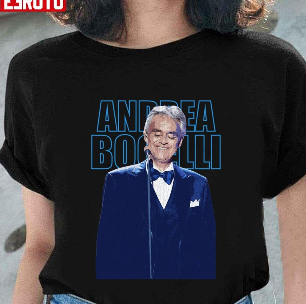 Beloved Tenor Andrea Bocelli Unisex T-Shirt