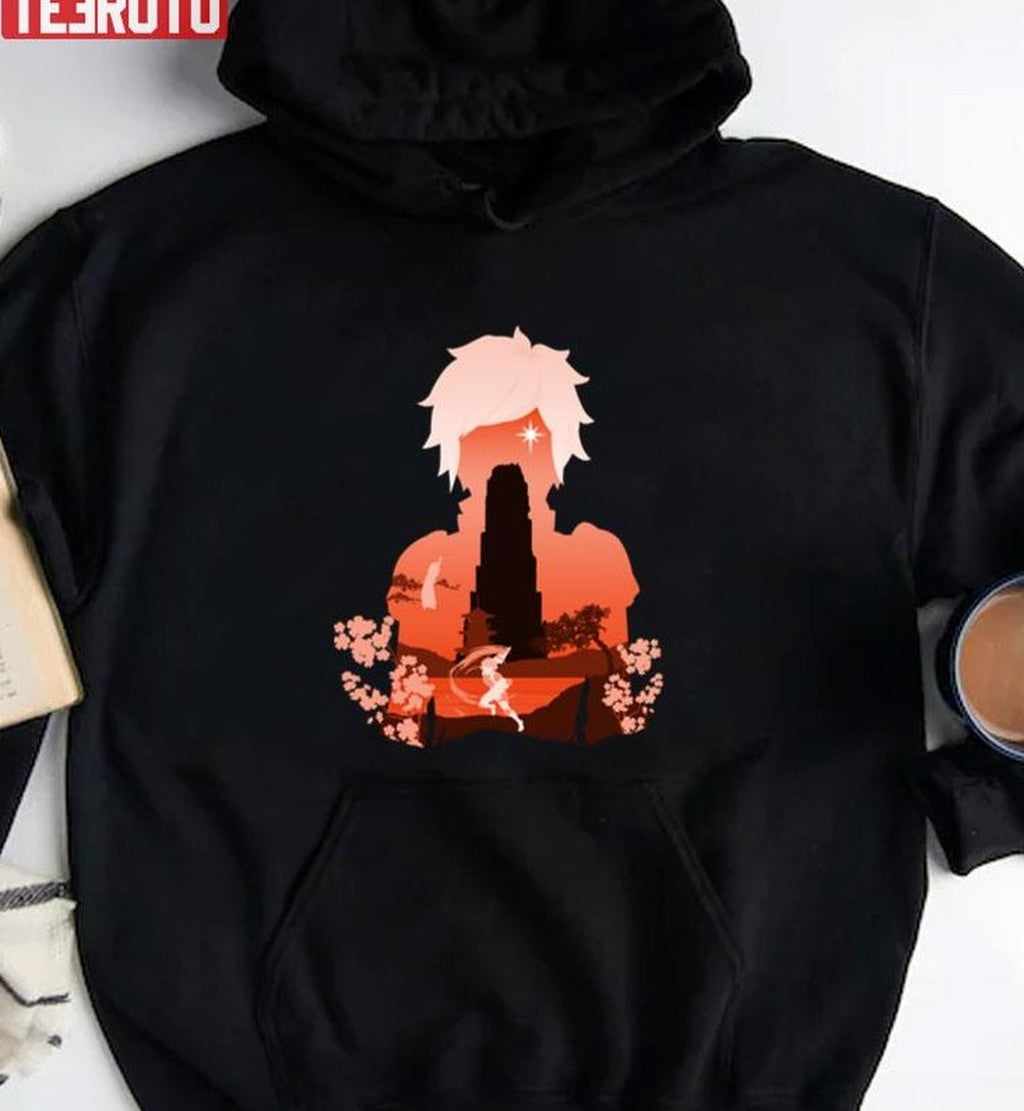 Silhouette Bell Cranel Damachi Anime Unisex T-shirt