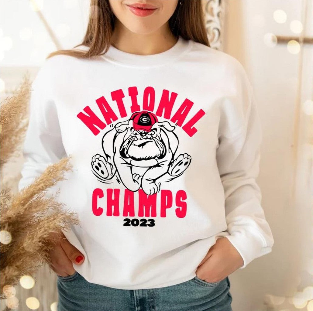 National Championship 2023 Sec Uga Sec Georgia Bulldogs Unisex Sweatshirt
