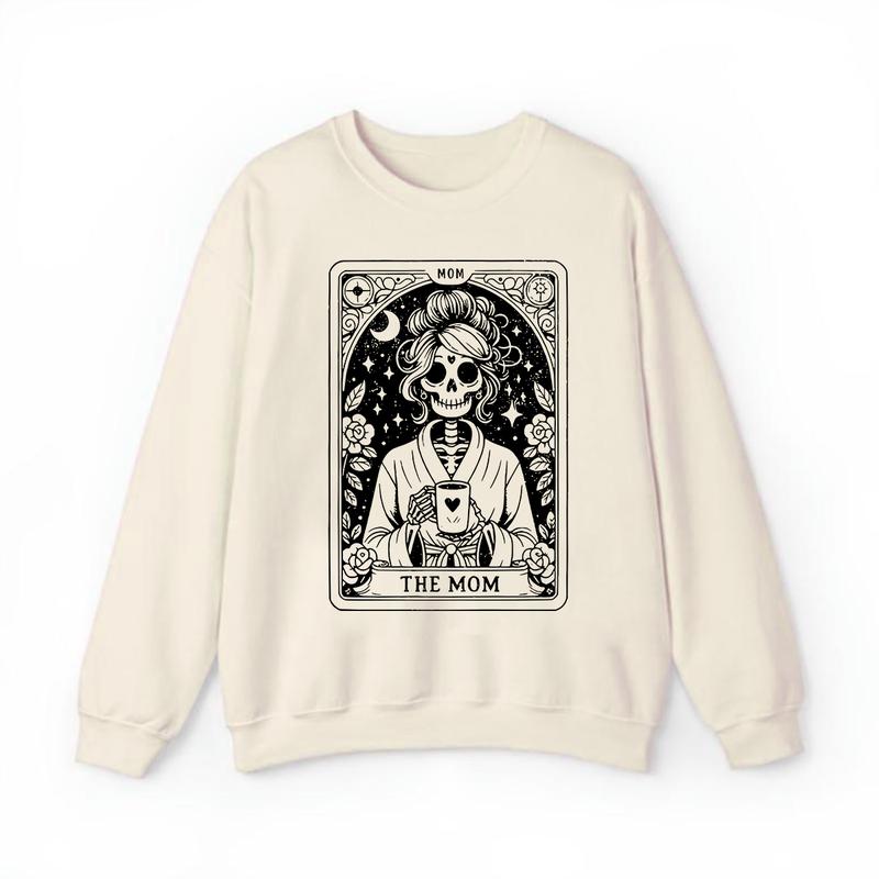 The Mom Tarot Card Sweatshirt, For Her, Casual Clothing