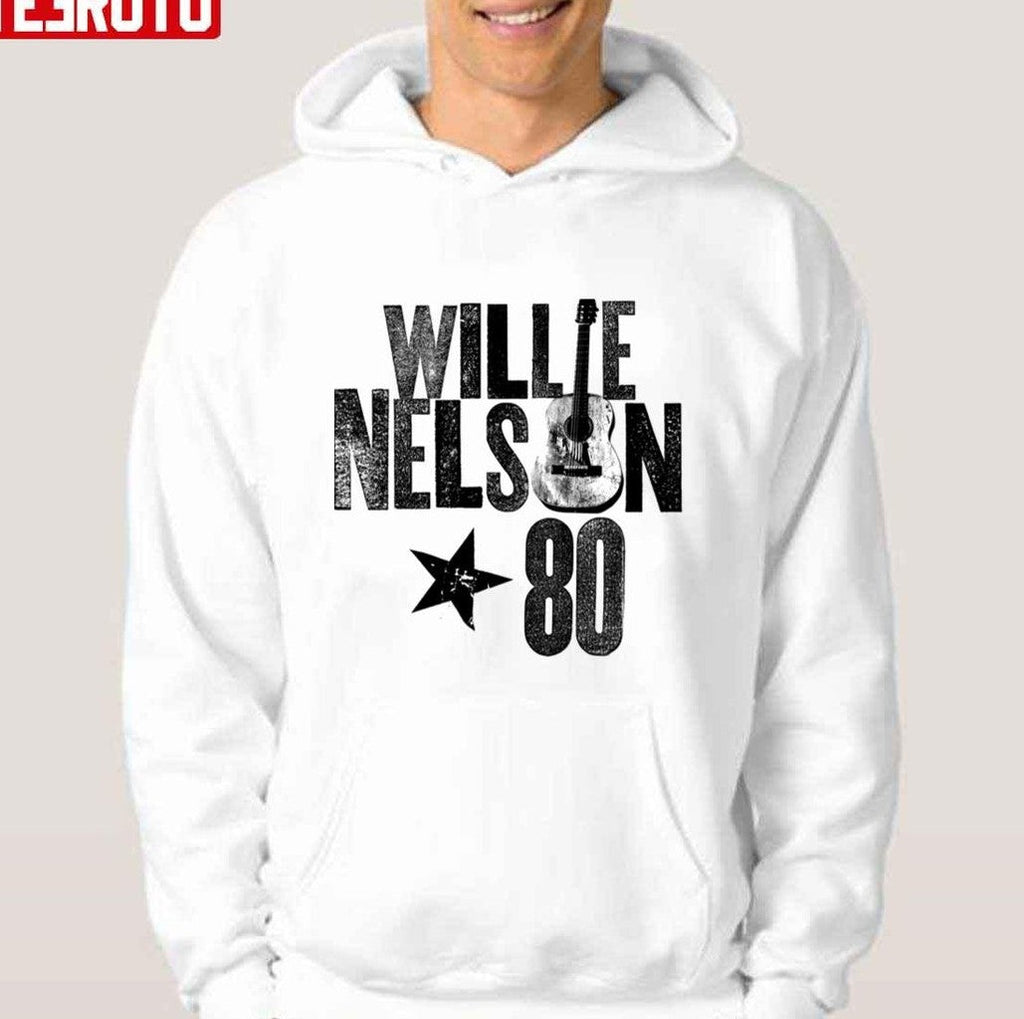 80s Willie Nelson Never Stops Teaching Unisex Hoodie