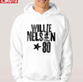 80s Willie Nelson Never Stops Teaching Unisex Hoodie