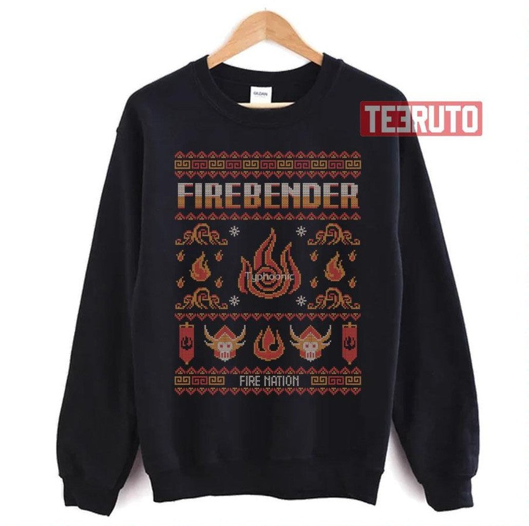 Avatar Firebending Iroh Zuko Fire Nation Avatar Last Airbender T Shi Unisex Sweatshirt