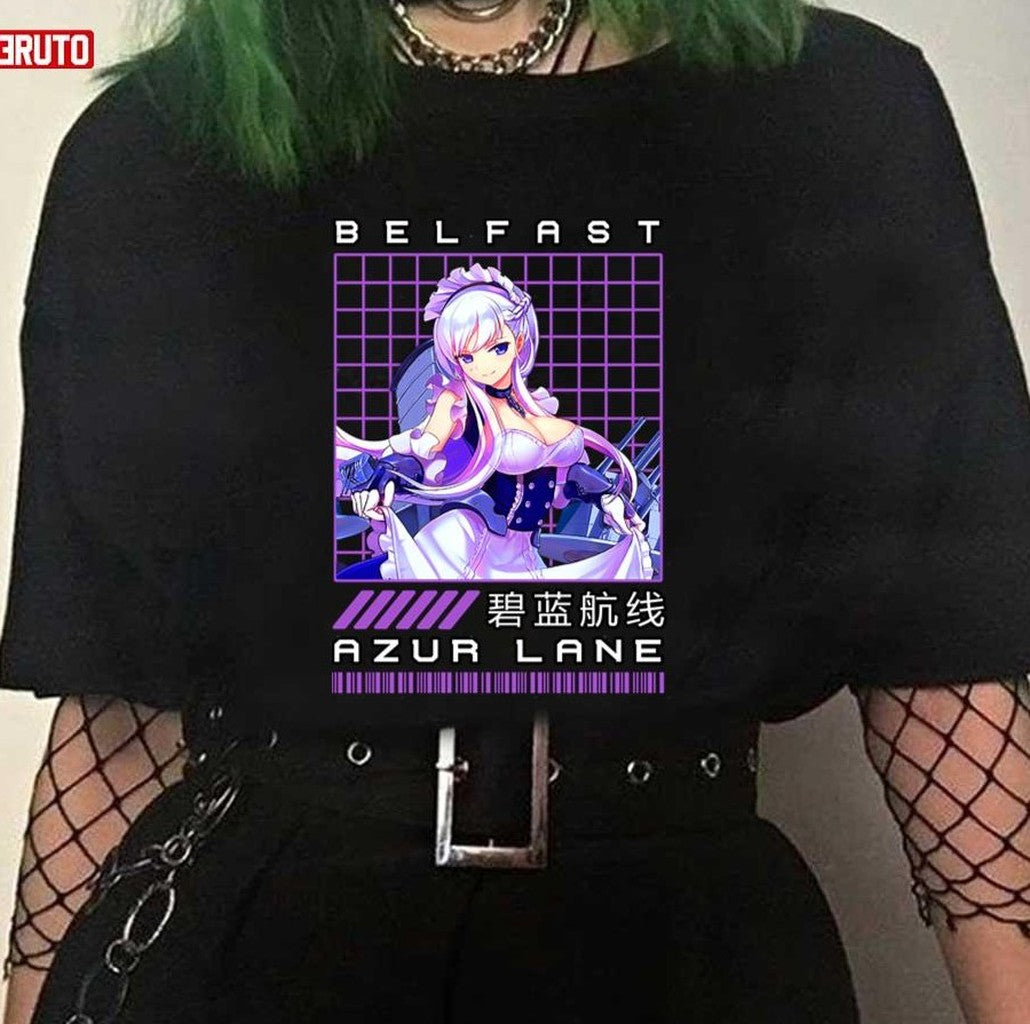 Belfast Vintage Azur Lane Awesome For Fan Unisex T-shirt