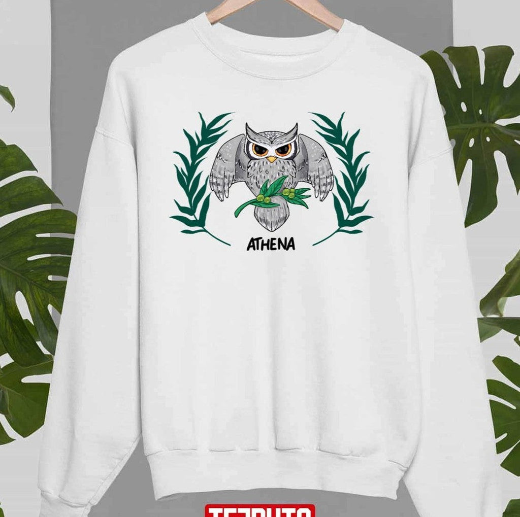 Athena Cabin Symbol Owl Unisex Hoodie