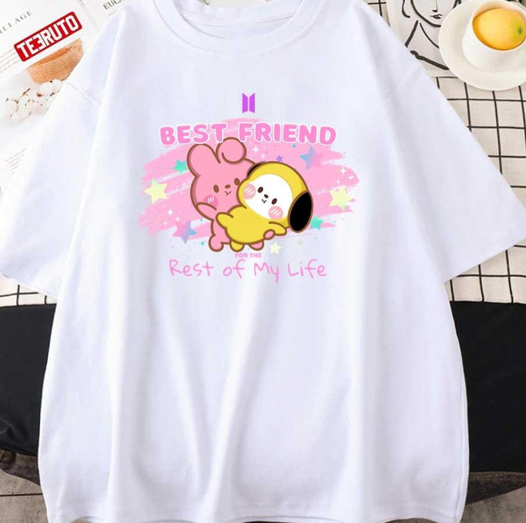 Best Friend For The Rest Of My Life Bts For Youth Jikook Bt21 Chimmy And Cooky Jimin And Jungkook Unisex Sweatshirt