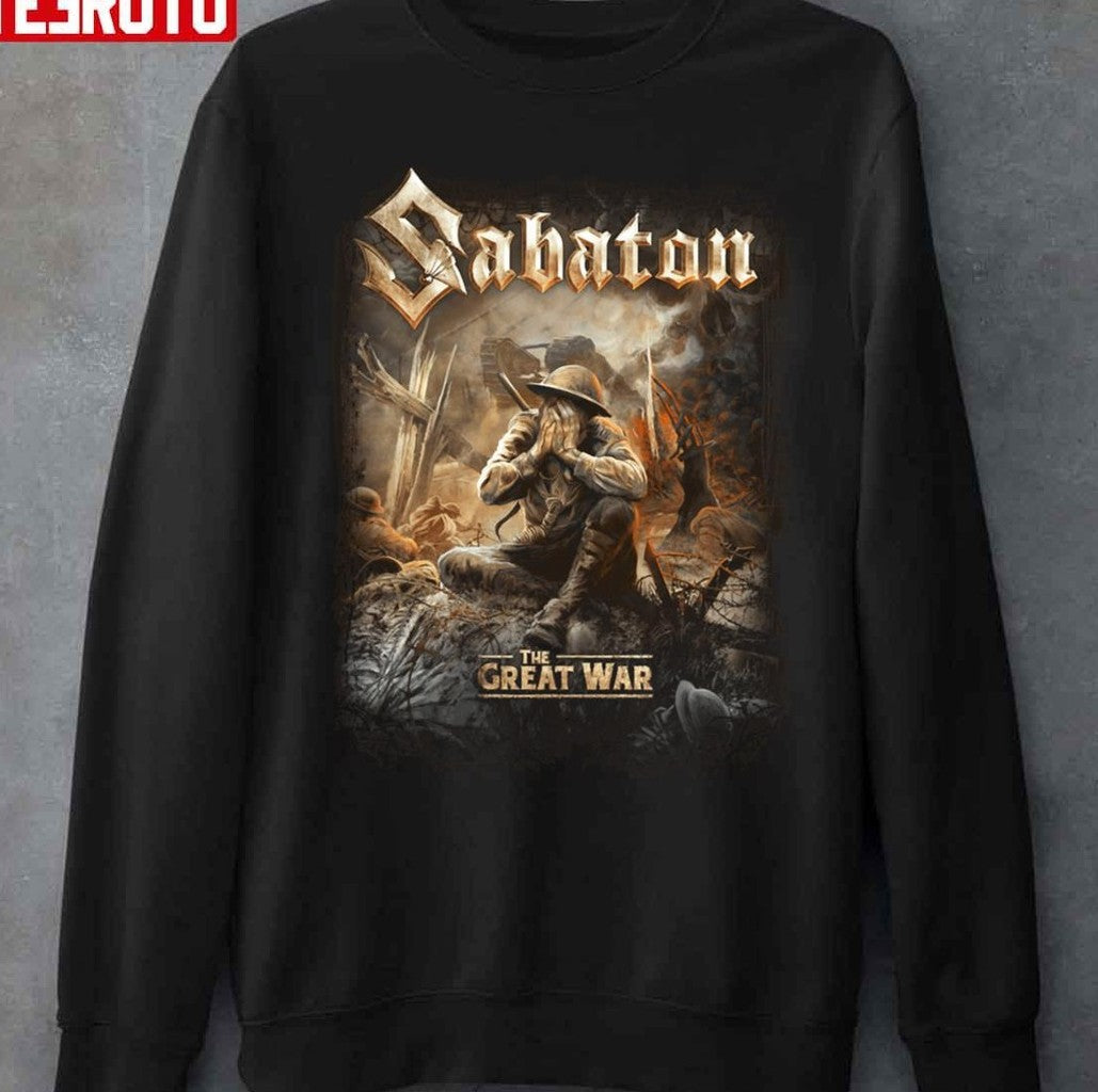 Sabaton The Great War Rock Band Design Unisex T-Shirt