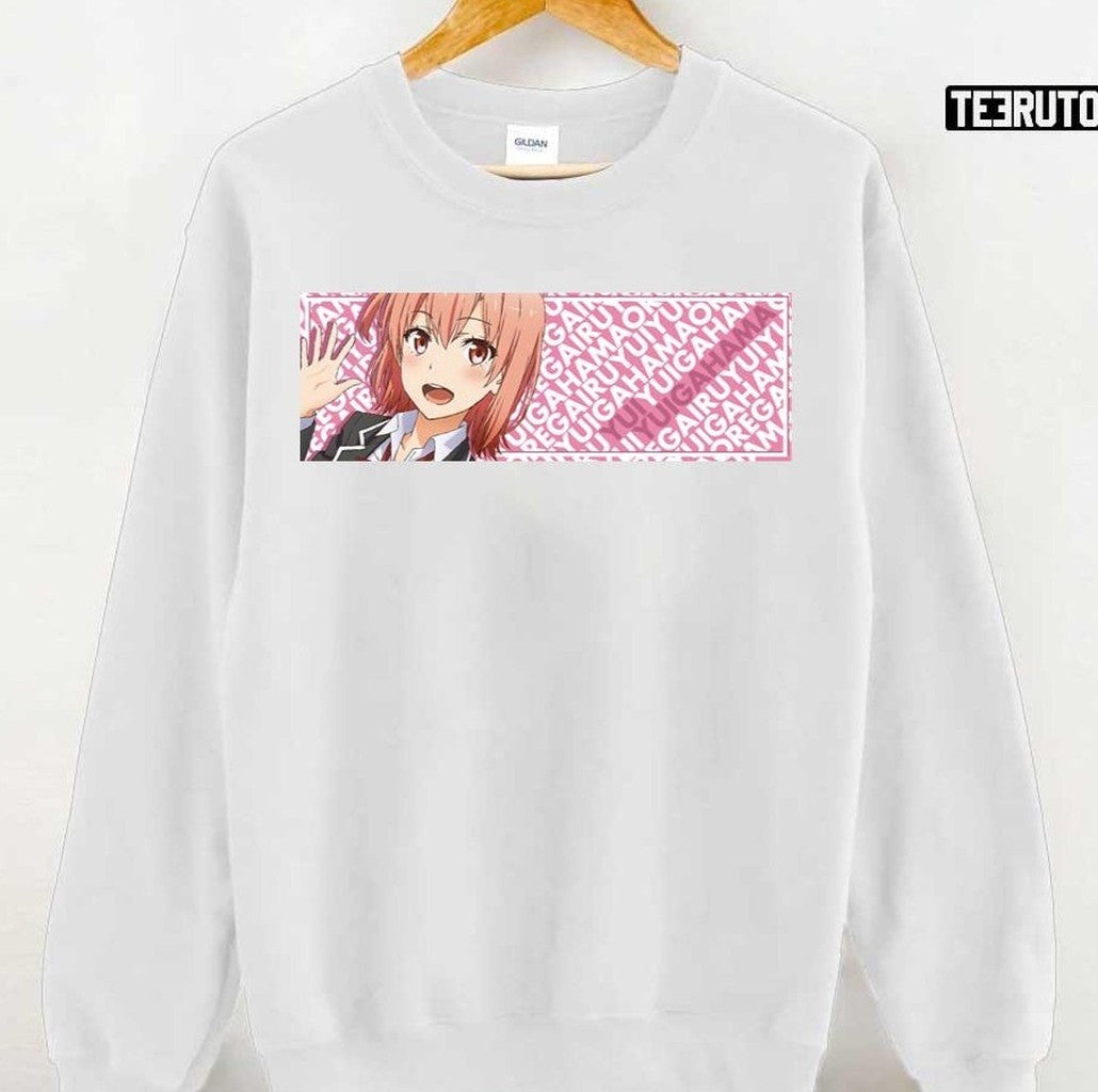Say Hello Yui Yuigahama Oregairu Banner Unisex T-Shirt