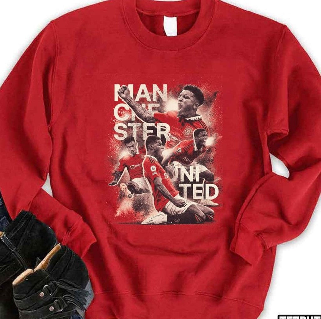 Sancho Rashford Martinez Malacia Football Player Unisex Sweatshirt