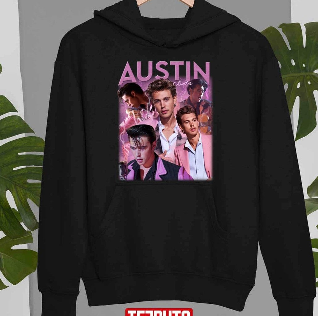 Pink Design Austin Butler 90s Portrait Unisex T-Shirt