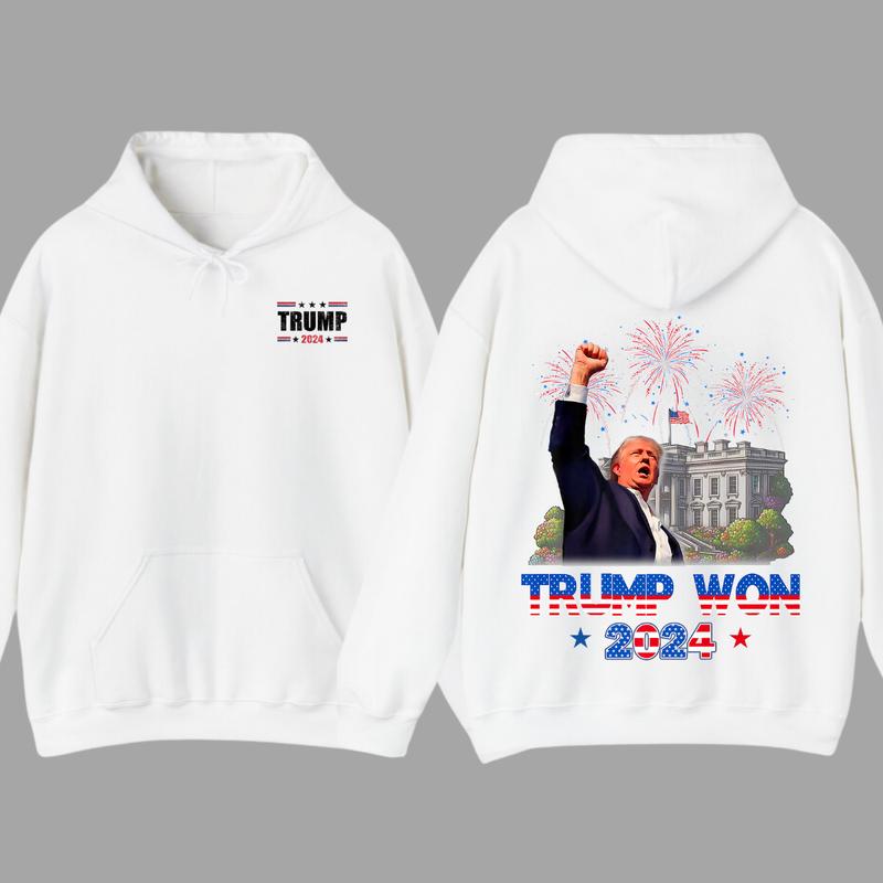 Trummmp Won 2024 Hoodie, t_shirt, President 47th Of White House Donald Trummp unisex