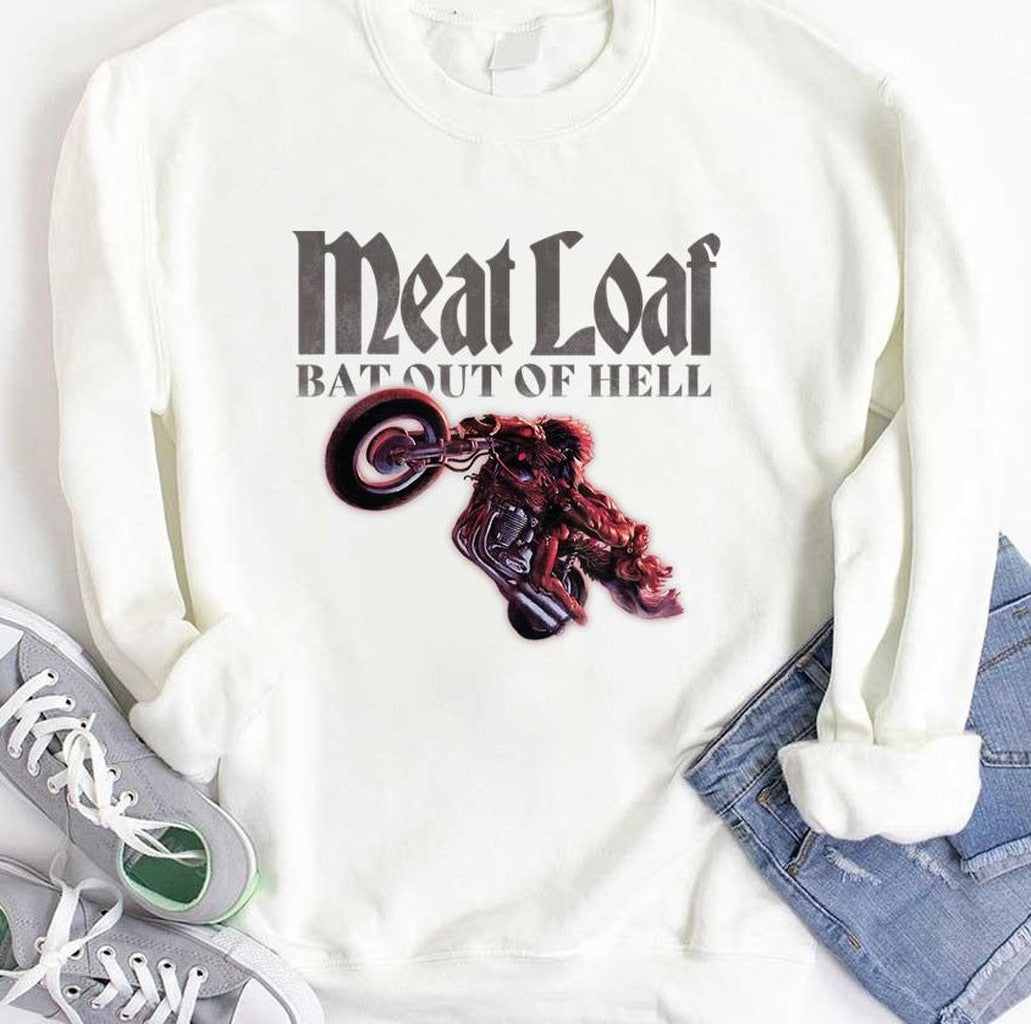 Bat Out Of Hell Bike Meat Loaf Unisex Hoodie