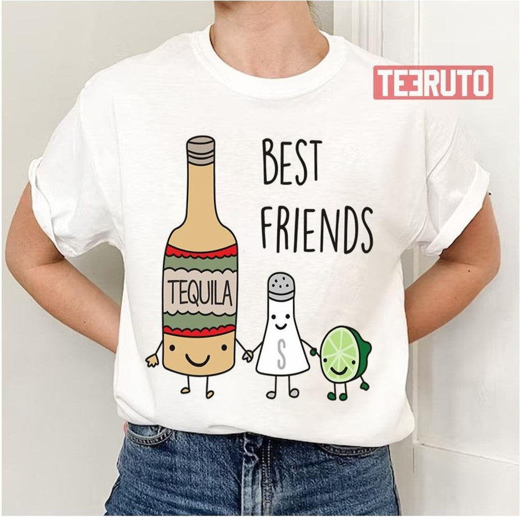 Tequila Best Friends Lemon And Salt Unisex T-Shirt