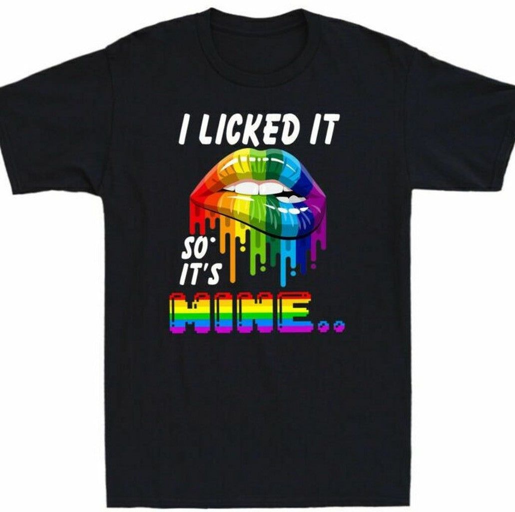 So Lgbt It Lips Rainbow Gay Men_s Lesbian Unisex T-Shirt