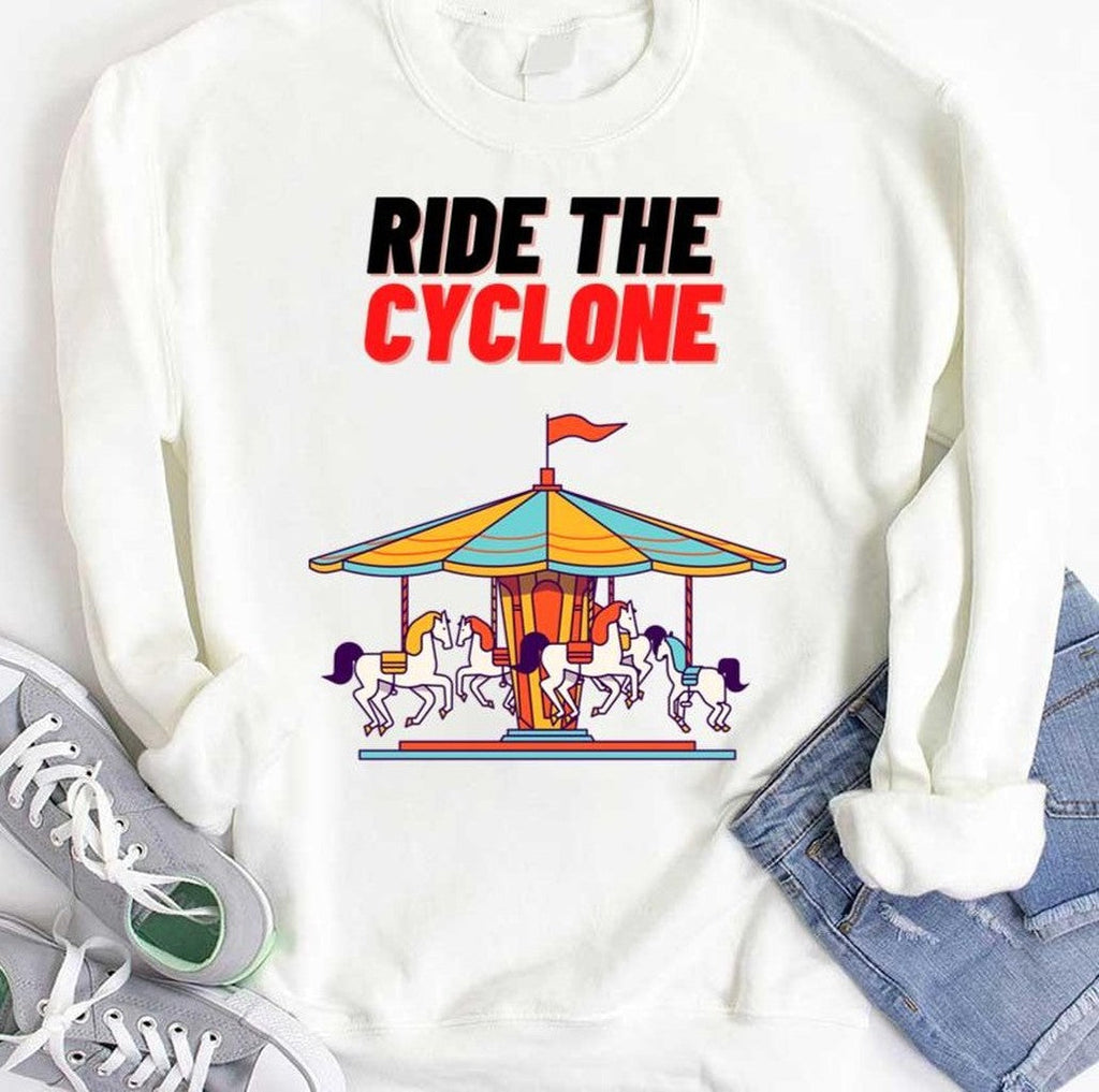 The Cyclone Animated Ride The Cyclone Unisex Hoodie