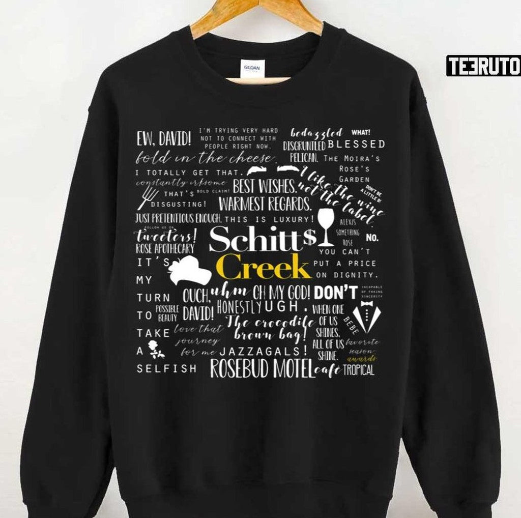 Schitt's Creek Memorable Quotes Unisex T-Shirt