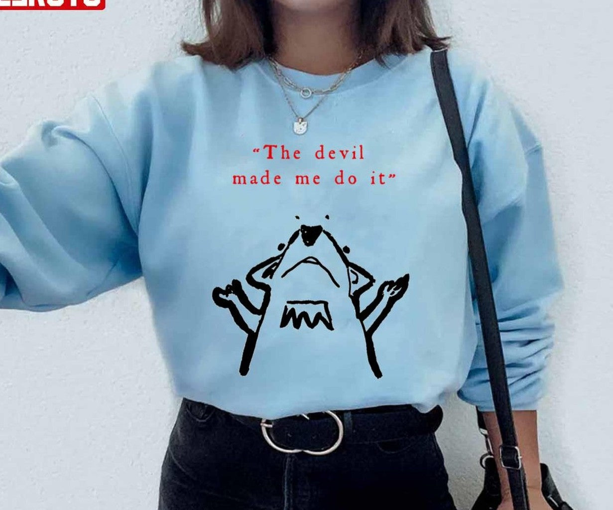 Nanowrimo Tasmania The Devil Made Me Do It Ver 1 Unisex Sweatshirt