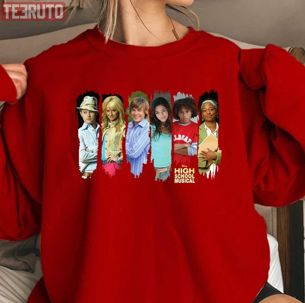 Music Movie Cute Characters High School Musical Unisex Sweatshirt