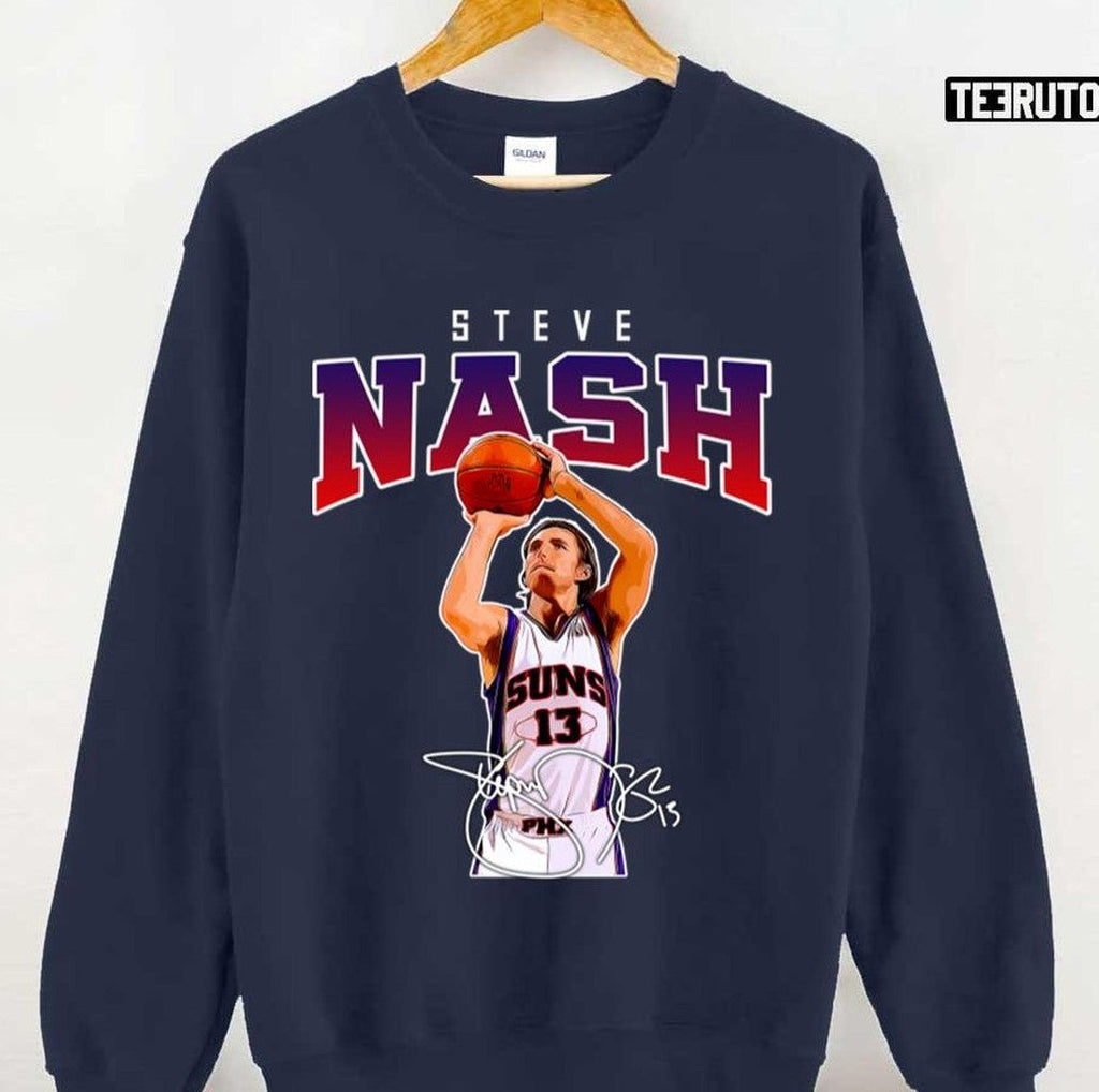 Steve Nash Basketball Legend Signature Vintage Unisex Sweatshirt